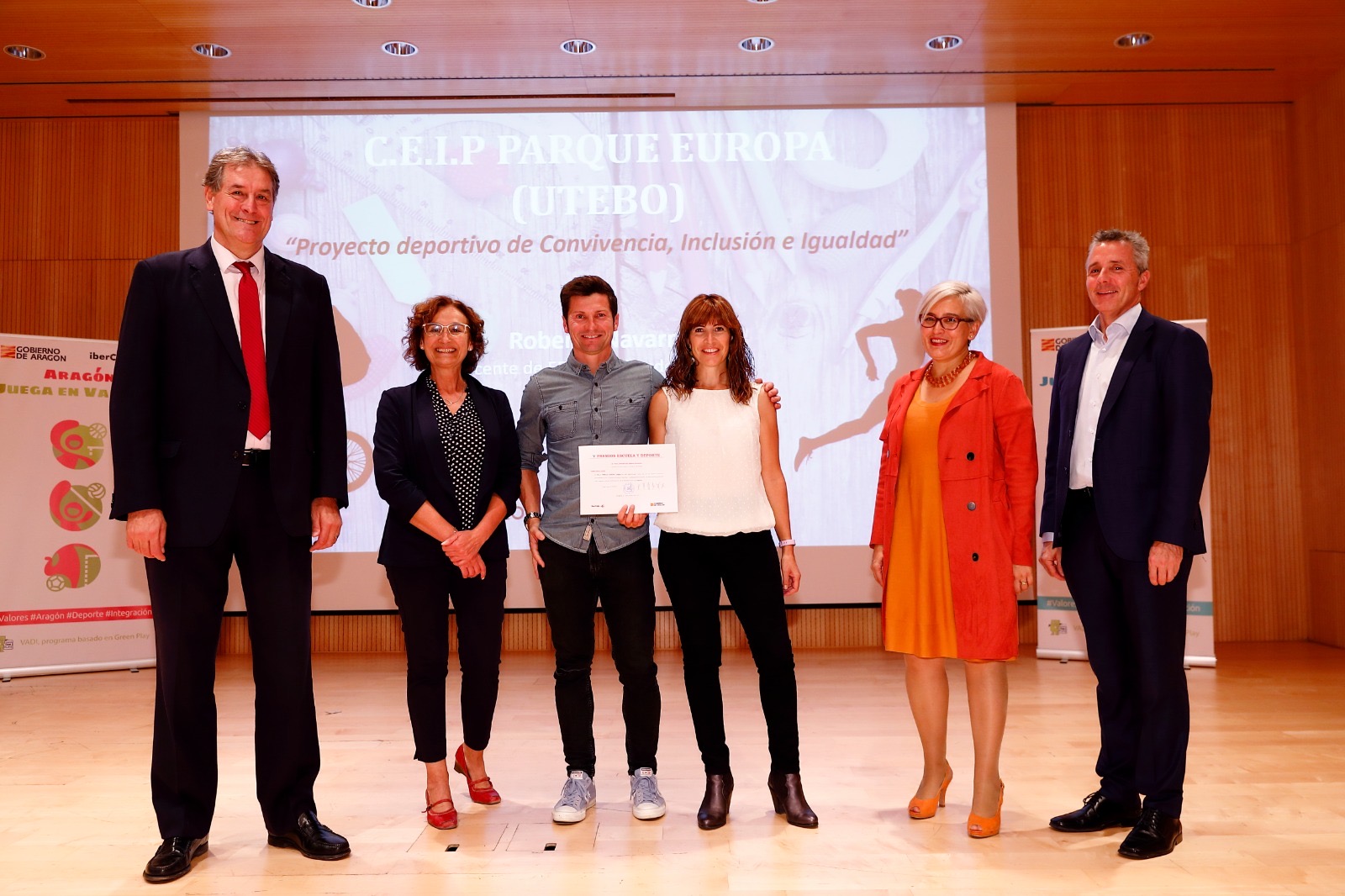 El CEIP “Parque Europa”, de Utebo (Zaragoza) recibe el Premio Escuela y Deporte