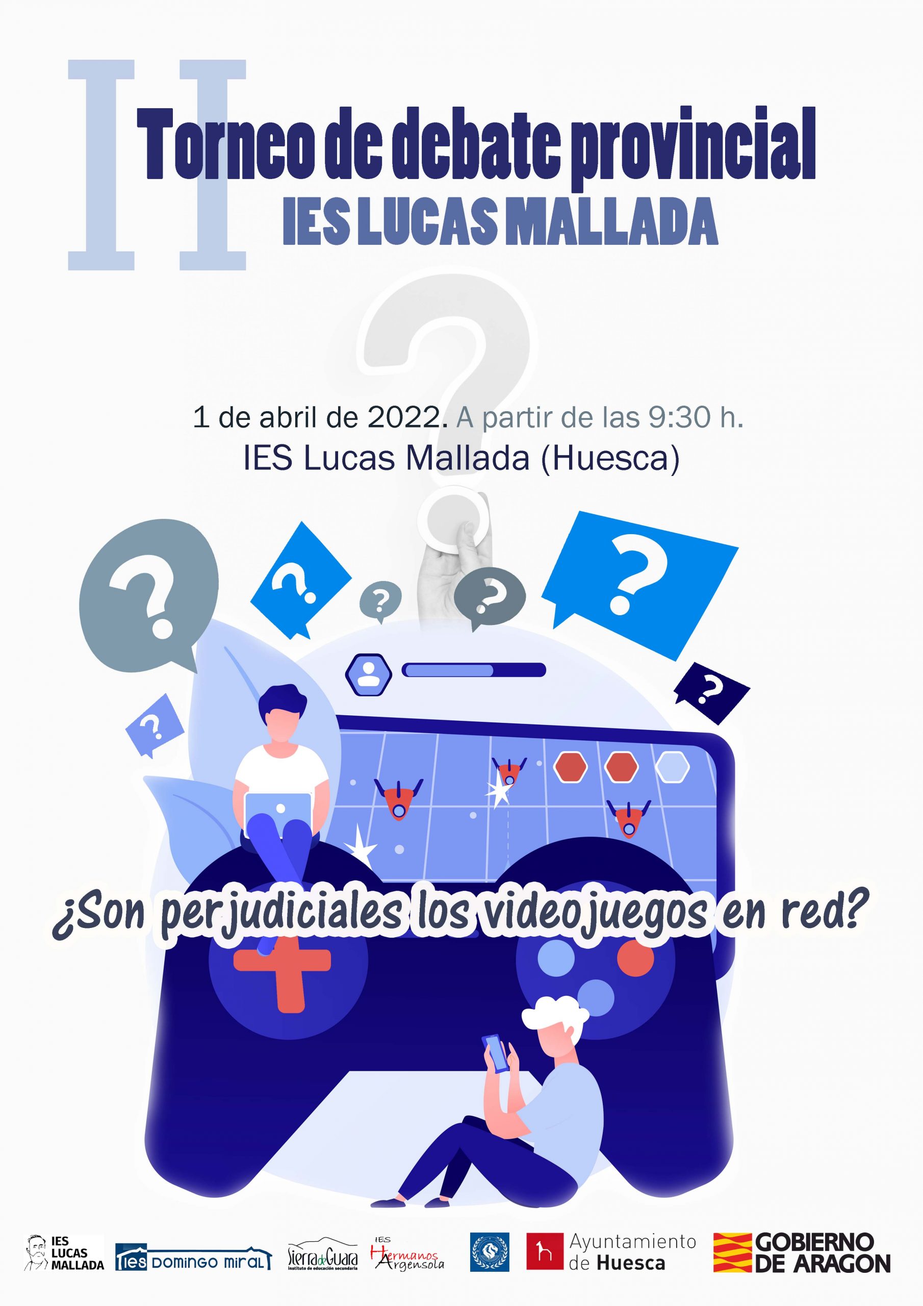 El IES “Lucas Mallada”, de Huesca, convoca el II Torneo provincial de debate